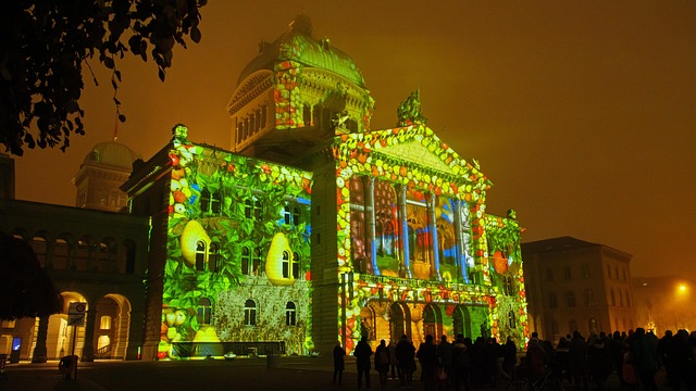 Advanced laser projection system rendering a vibrant film scene